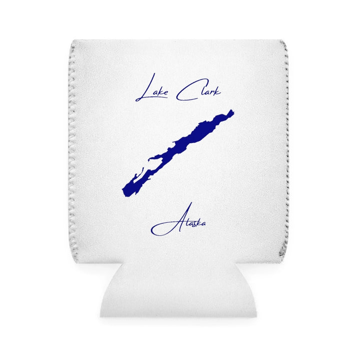 Alaska  Lake  Clark  Can  Koozie  front  position  view  from  front-1  white.webp