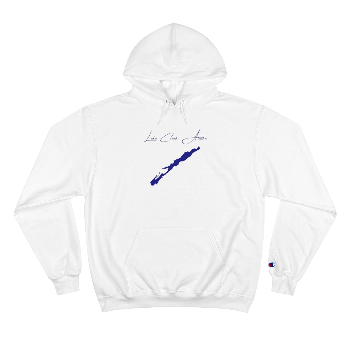 Alaska  Lake  Clark  Hoodie  front  position  view  from  front  white.webp