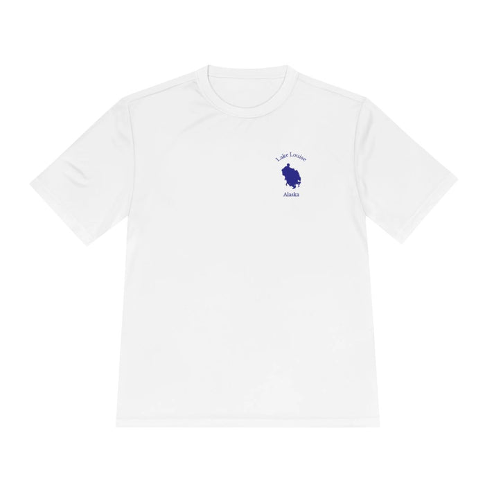 Alaska  Lake  Louise  Moisture  Wicking  Tee  front  position  view  from  front  white.webp