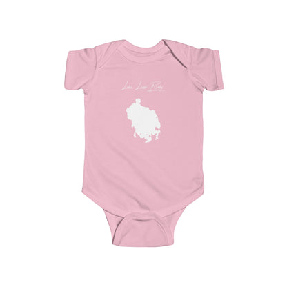 Alaska  Lake  Louise  Onesie  front  position  view  from  front  pink.webp