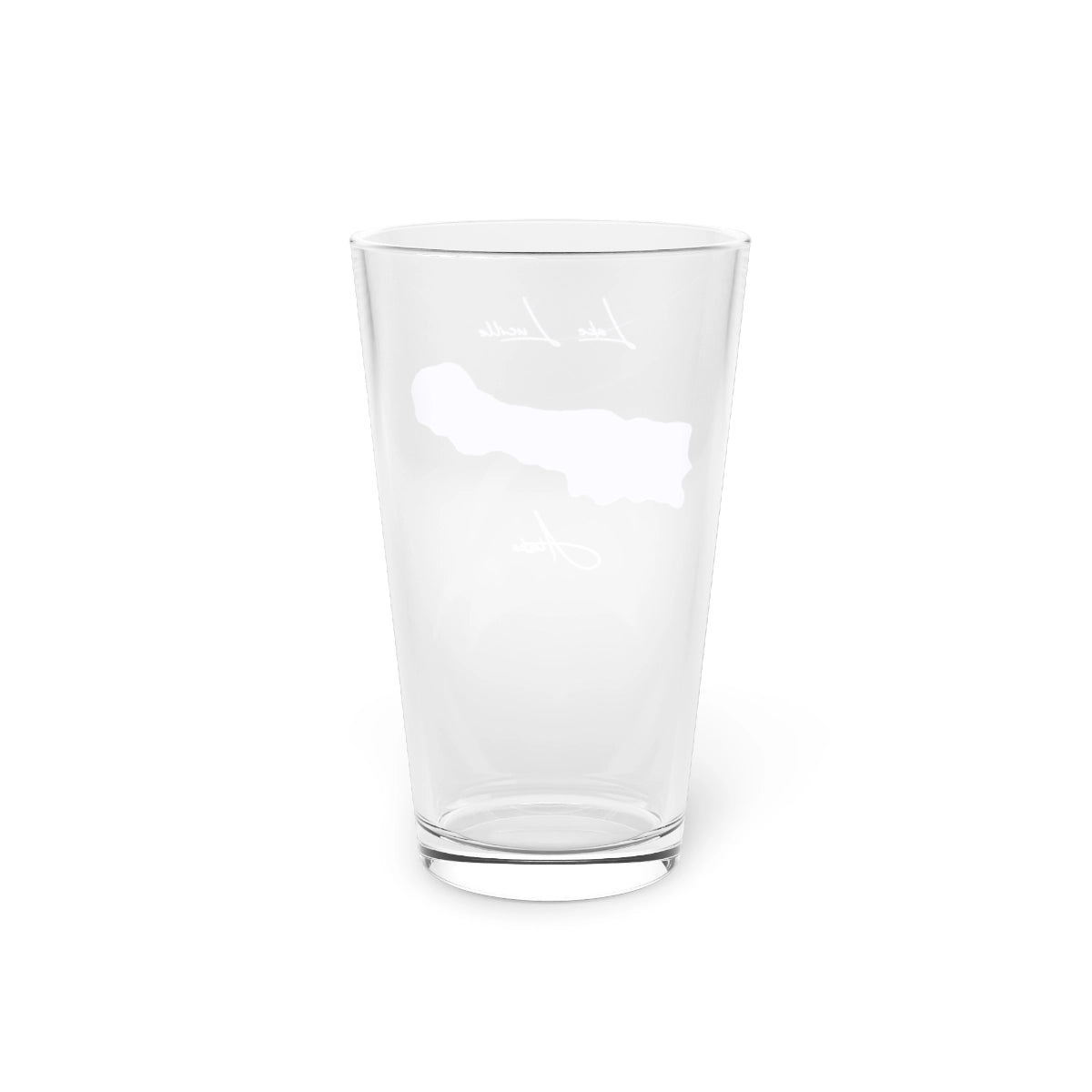 Alaska  Lake  Lucille  16oz  Pint  Glass  front  position  view  from  back  16oz.webp