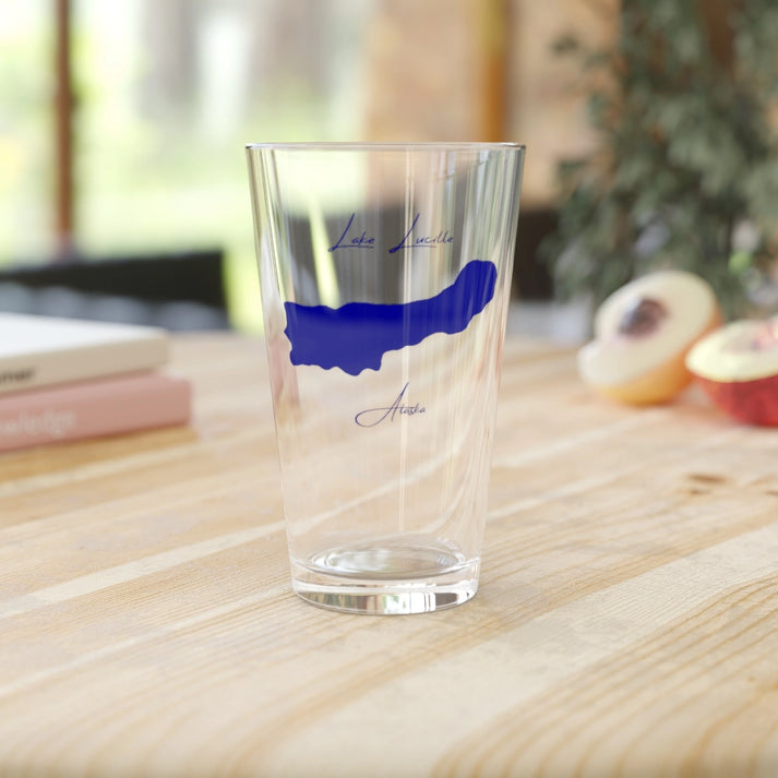 Alaska  Lake  Lucille  16oz  Pint  Glass  front  position  view  from  context-2  16oz.webp