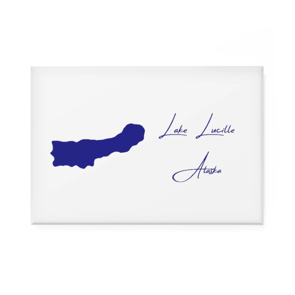 Alaska  Lake  Lucille  Magnet  front  position  view  from  front  2  x  3.webp