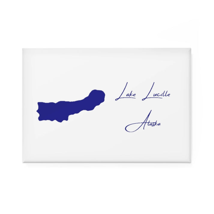 Alaska  Lake  Lucille  Magnet  front  position  view  from  front  2  x  3.webp