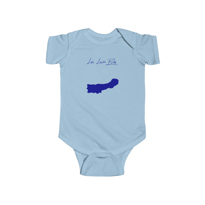 Alaska  Lake  Lucille  Onesie  front  position  view  from  front  light  blue.webp