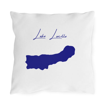 Alaska  Lake  Lucille  Outdoor  Pillow  front  position  view  from  front  16  x  16.webp
