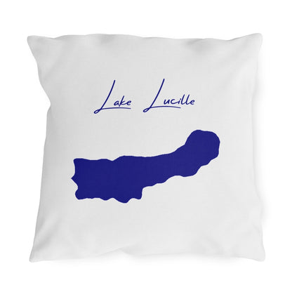 Alaska  Lake  Lucille  Outdoor  Pillow  front  position  view  from  front  18  x  18.webp