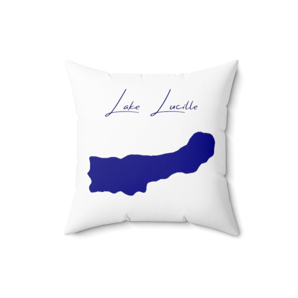 Alaska  Lake  Lucille  Pillow  front  position  view  from  back  16  x  16.webp