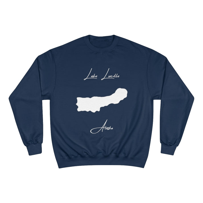 Alaska  Lake  Lucille  Sweatshirt  front  position  view  from  front  navy.webp