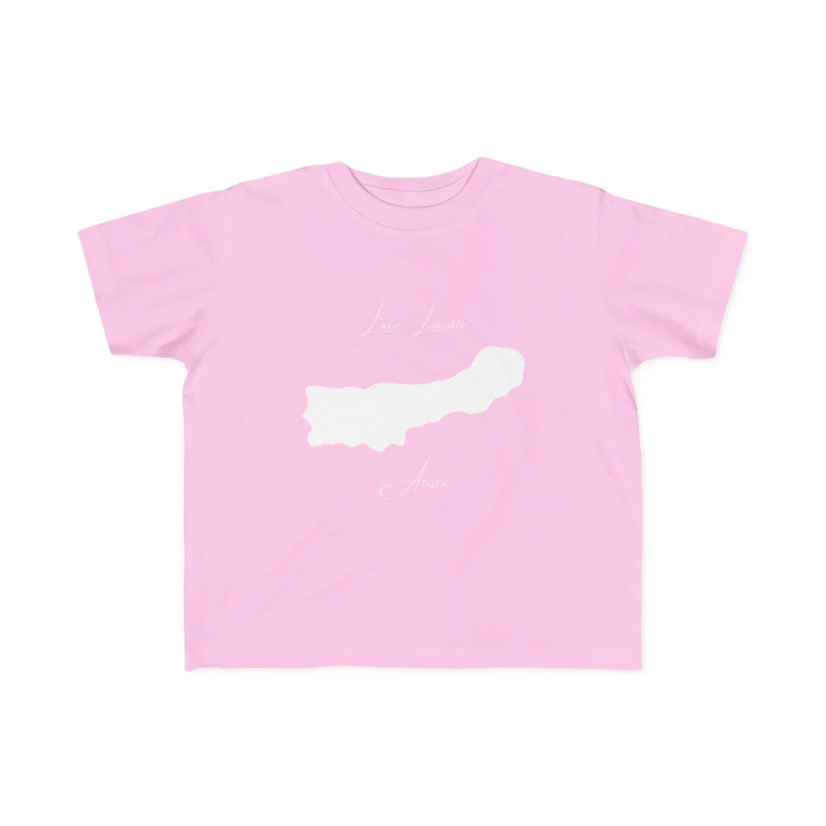 Alaska  Lake  Lucille  Toddler  T-shirt  front  position  view  from  front  pink.webp