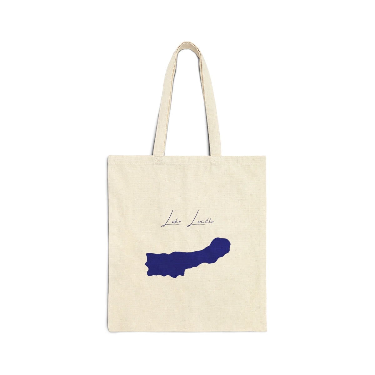 Alaska  Lake  Lucille  Tote  Bag  front  position  view  from  front  15  x  16.webp