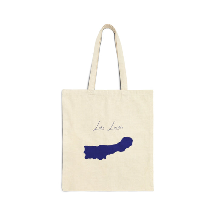 Alaska  Lake  Lucille  Tote  Bag  front  position  view  from  front  15  x  16.webp