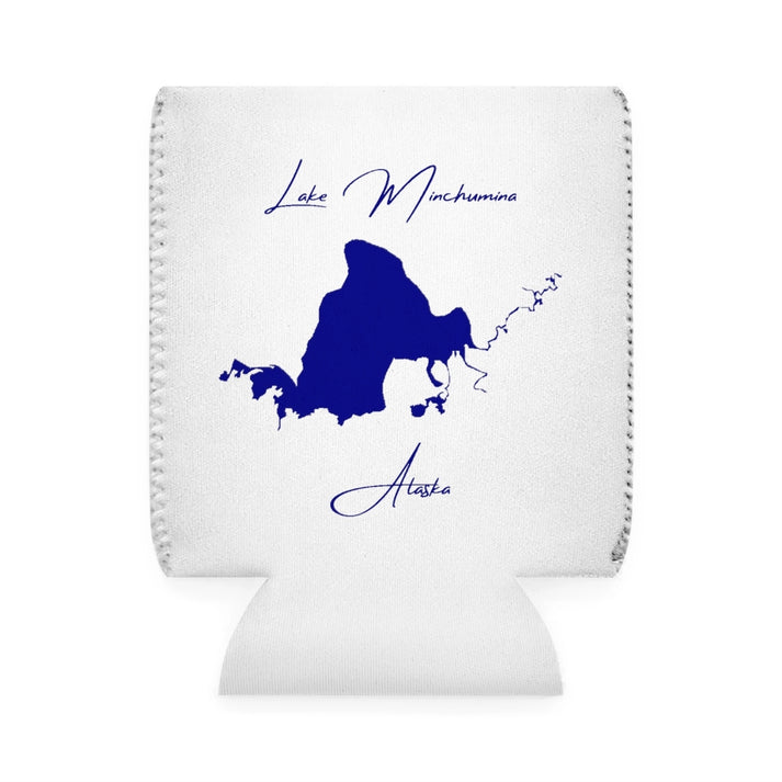 Alaska  Lake  Minchumina  Can  Koozie  front  position  view  from  front-1  white.webp