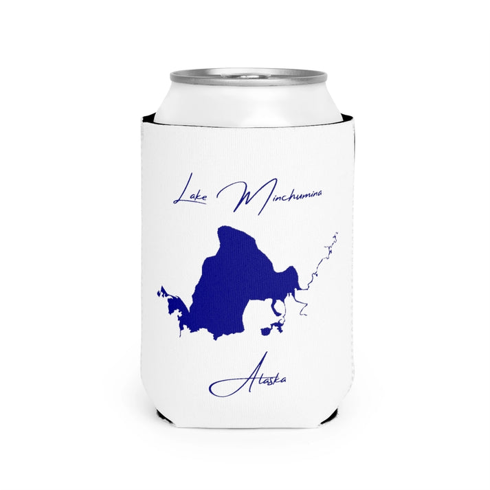 Alaska  Lake  Minchumina  Can  Koozie  front  position  view  from  front-2  white.webp