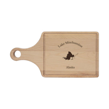 Alaska  Lake  Minchumina  Engraved  Cutting  Board  front  position  view  from  front  maple.webp