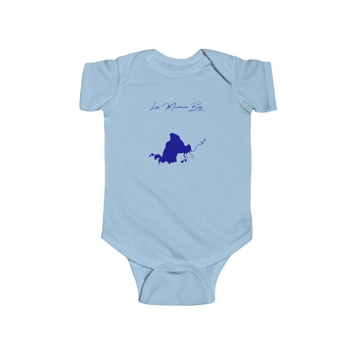 Alaska  Lake  Minchumina  Onesie  front  position  view  from  front  light  blue.webp