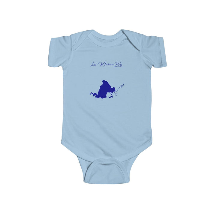 Alaska  Lake  Minchumina  Onesie  front  position  view  from  front  light  blue.webp