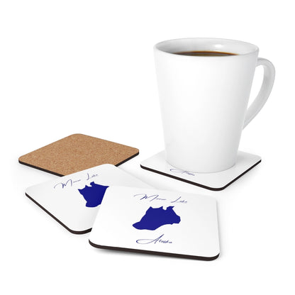 Alaska  Mirror  Lake  Coaster  Set  front  position  view  from  context-1  3.75  x  3.75.webp