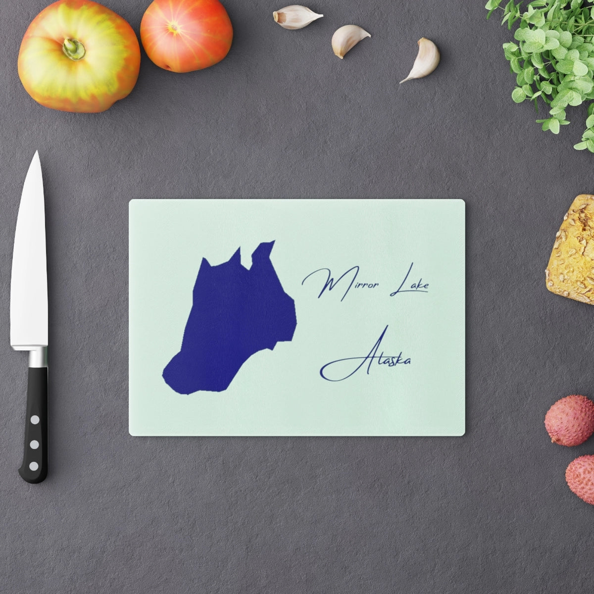 Alaska  Mirror  Lake  Cutting  Board  other  position  view  from  context-2  small.webp