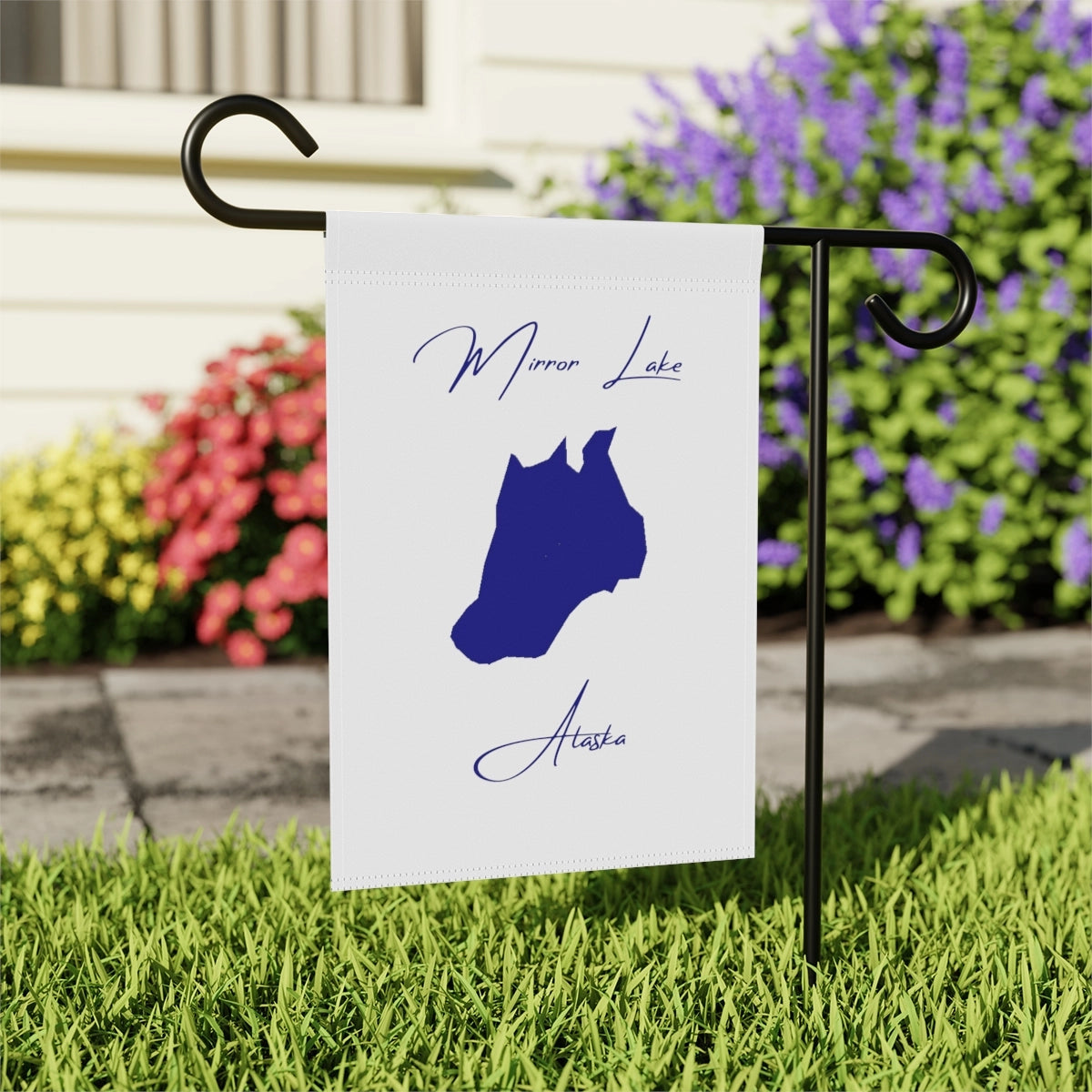 Alaska  Mirror  Lake  Garden  Banner  other  position  view  from  context-2  12''  x  18''.webp