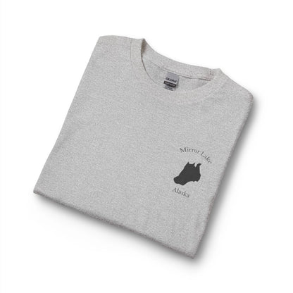 Alaska  Mirror  Lake  Long  Sleeve  Fishing  T-shirt  other  position  view  from  folded  sport  grey.webp