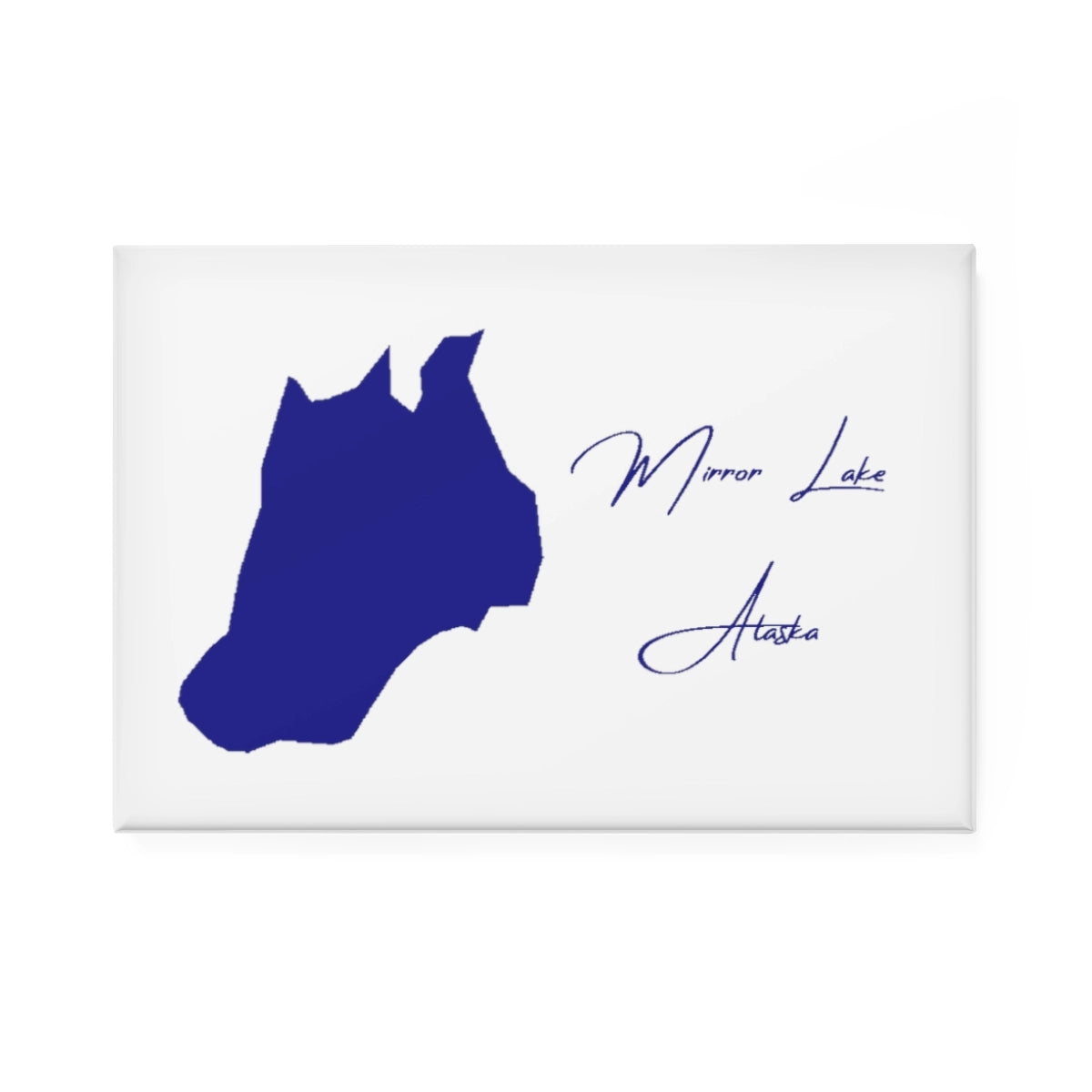 Alaska  Mirror  Lake  Magnet  front  position  view  from  front  2  x  3.webp