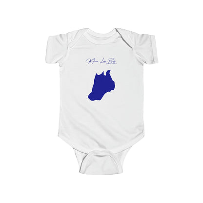 Alaska  Mirror  Lake  Onesie  front  position  view  from  front  white.webp