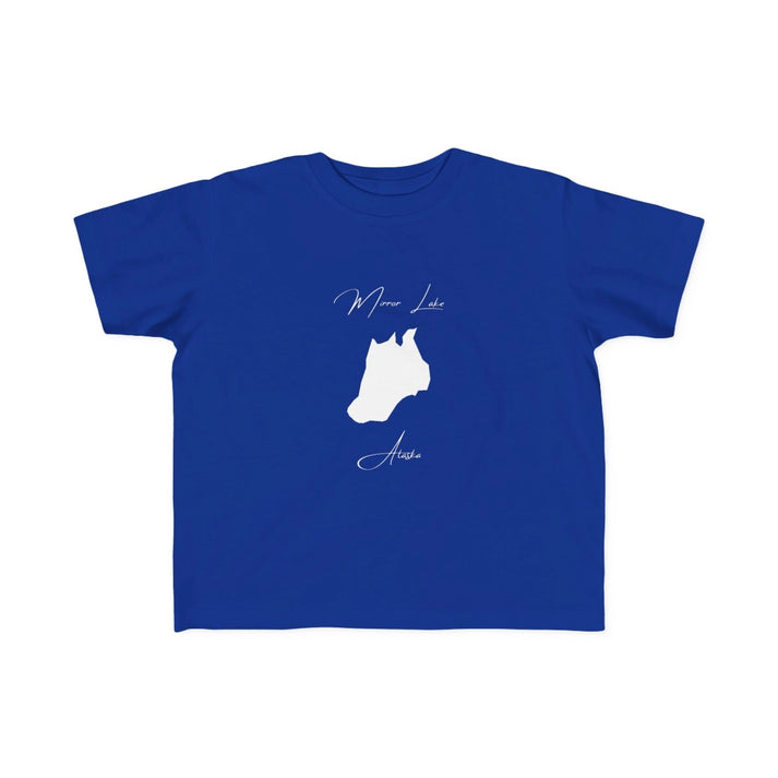 Alaska  Mirror  Lake  Toddler  T-shirt  front  position  view  from  front  royal.webp