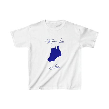 Alaska  Mirror  Lake  Youth  T-shirt  front  position  view  from  front  white.webp