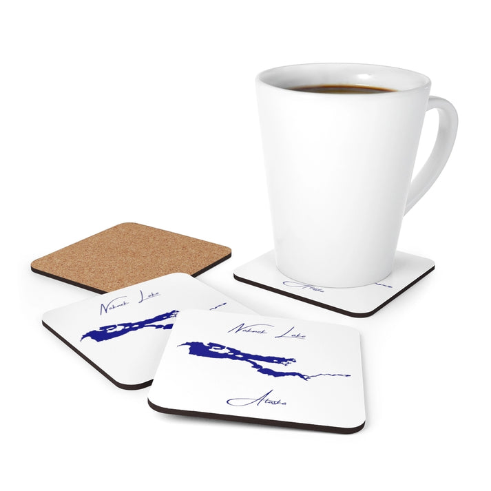 Alaska  Naknek  Lake  Coaster  Set  front  position  view  from  context-1  3.75  x  3.75.webp