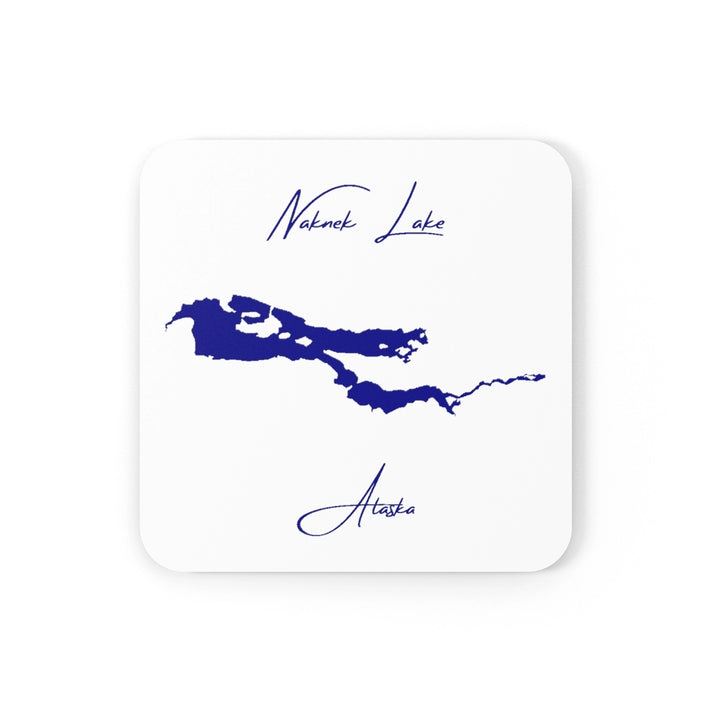 Alaska  Naknek  Lake  Coaster  Set  front  position  view  from  front  3.75  x  3.75.webp