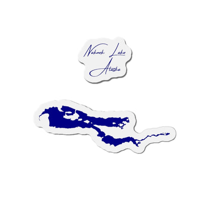 Alaska  Naknek  Lake  Die  Cut  Magnet  front  position  view  from  front  4  x  4.webp