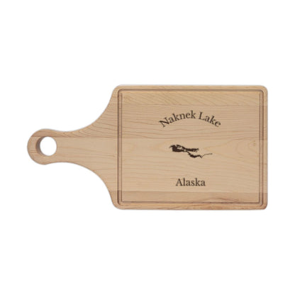 Alaska  Naknek  Lake  Engraved  Cutting  Board  front  position  view  from  front  maple.webp