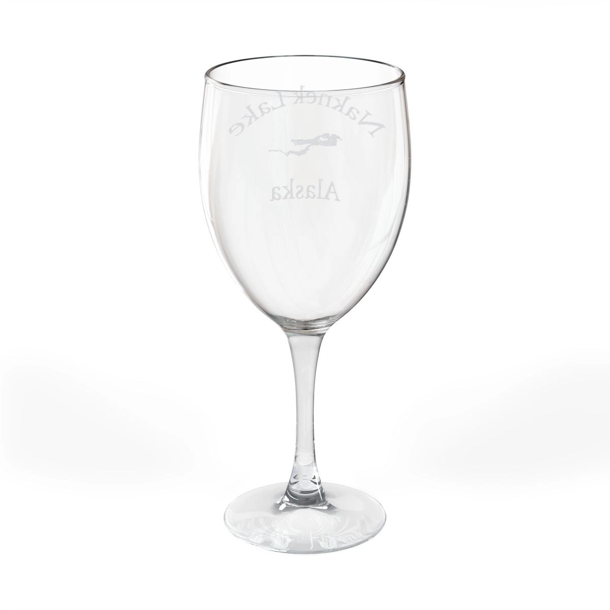 Alaska  Naknek  Lake  Engraved  Wine  Glass  other  position  view  from  back  10.5oz.webp