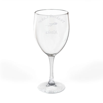 Alaska  Naknek  Lake  Engraved  Wine  Glass  other  position  view  from  back  10.5oz.webp