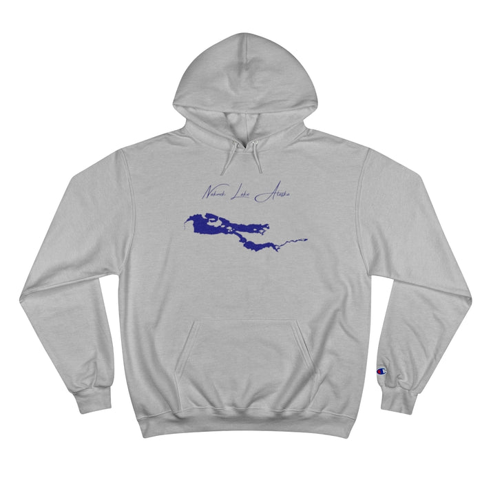 Alaska  Naknek  Lake  Hoodie  front  position  view  from  front  light  steel.webp