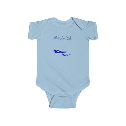 Alaska  Naknek  Lake  Onesie  front  position  view  from  front  light  blue.webp