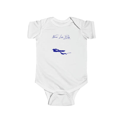 Alaska  Naknek  Lake  Onesie  front  position  view  from  front  white.webp