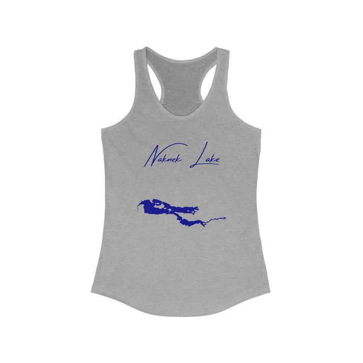 Alaska  Naknek  Lake  Racerback-Tank  front  position  view  from  front  heather  grey.webp