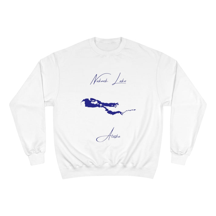 Alaska  Naknek  Lake  Sweatshirt  front  position  view  from  front  white.webp
