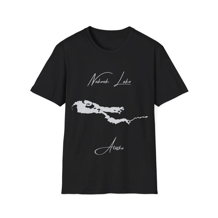 Alaska  Naknek  Lake  T-shirt  front  position  view  from  front  black.webp