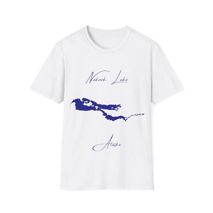 Alaska  Naknek  Lake  T-shirt  front  position  view  from  front  white.webp