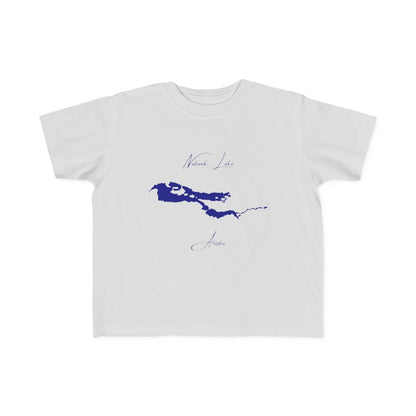 Alaska  Naknek  Lake  Toddler  T-shirt  front  position  view  from  front  silver.webp