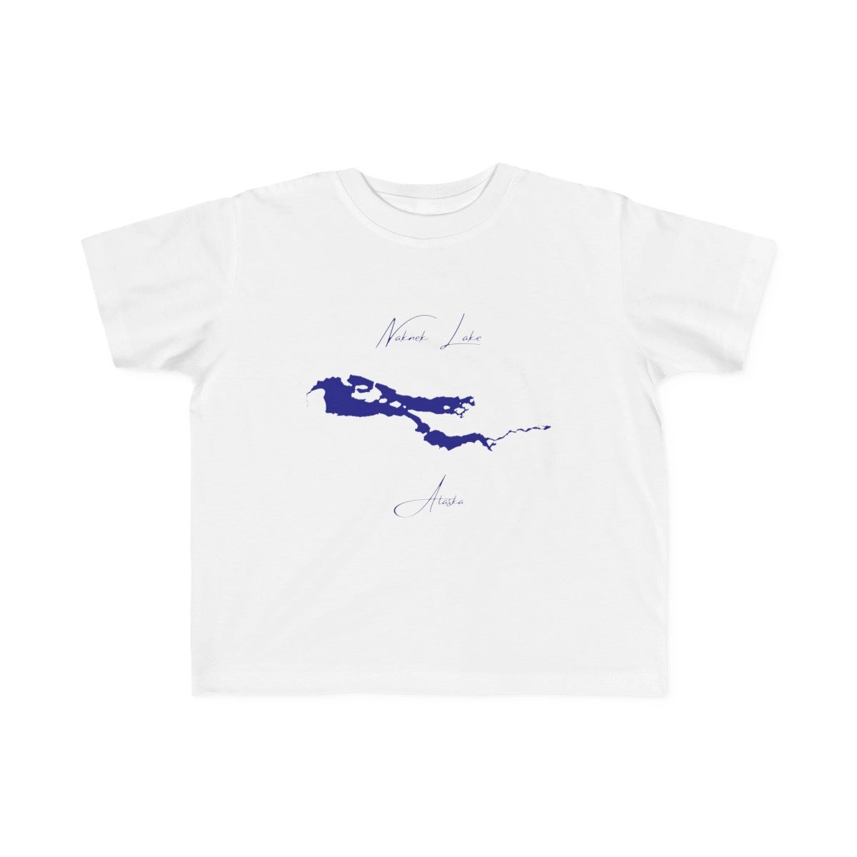 Alaska  Naknek  Lake  Toddler  T-shirt  front  position  view  from  front  white.webp