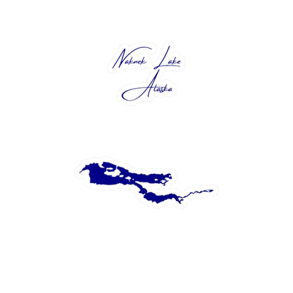 Alaska  Naknek  Lake  Vinyl  Decal  other  position  view  from  front  4  x  6.webp