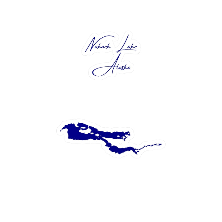 Alaska  Naknek  Lake  Vinyl  Decal  other  position  view  from  front  4  x  6.webp