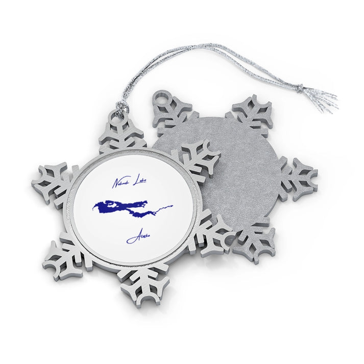 Alaska  Naknek  Lake  XMAS  Ornament  front  position  view  from  front-and-back  one  size.webp