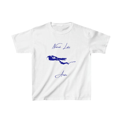 Alaska  Naknek  Lake  Youth  T-shirt  front  position  view  from  front  white.webp