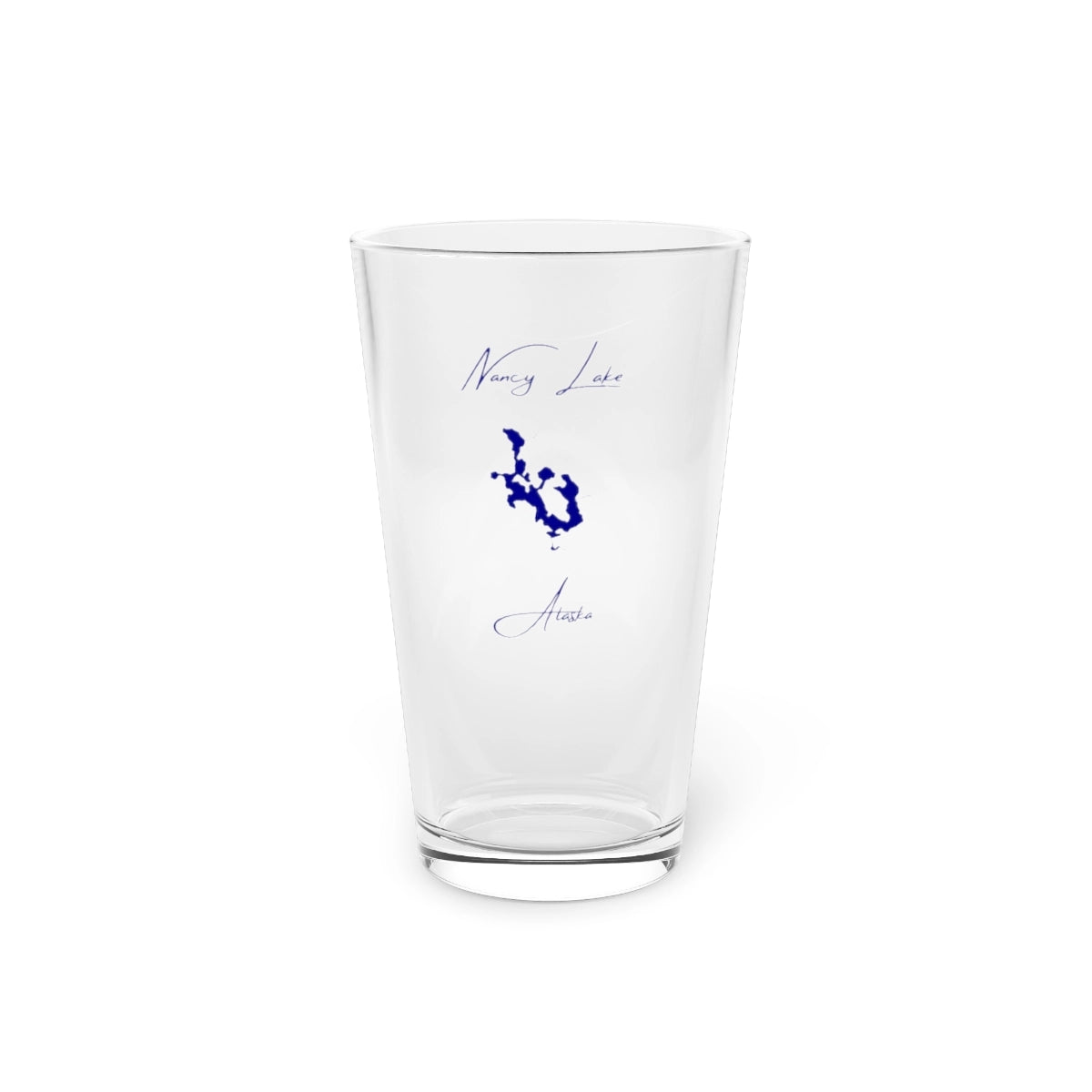 Alaska  Nancy  Lake  16oz  Pint  Glass  front  position  view  from  front  16oz.webp