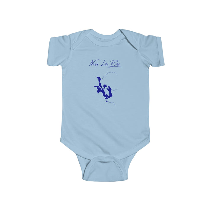 Alaska  Nancy  Lake  Onesie  front  position  view  from  front  light  blue.webp